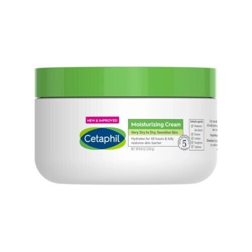 Cetaphil Moisturizing Cream Body Hydrating Sensitive Skin 8.8oz